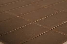 Плитка тротуарная "Прямоугольник"-6 коричневая